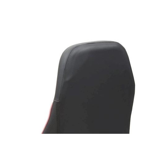 Sillón reclinable de videojuegos de piel sintética negra