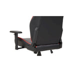 Sillón reclinable de videojuegos de piel sintética negra