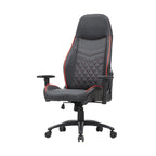 Sillón reclinable de videojuegos de piel sintética negra