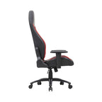 Sillón reclinable de videojuegos de piel sintética negra