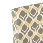 Sillón decorativo contemporáneo sin brazos tapizado con estructura de madera de caucho