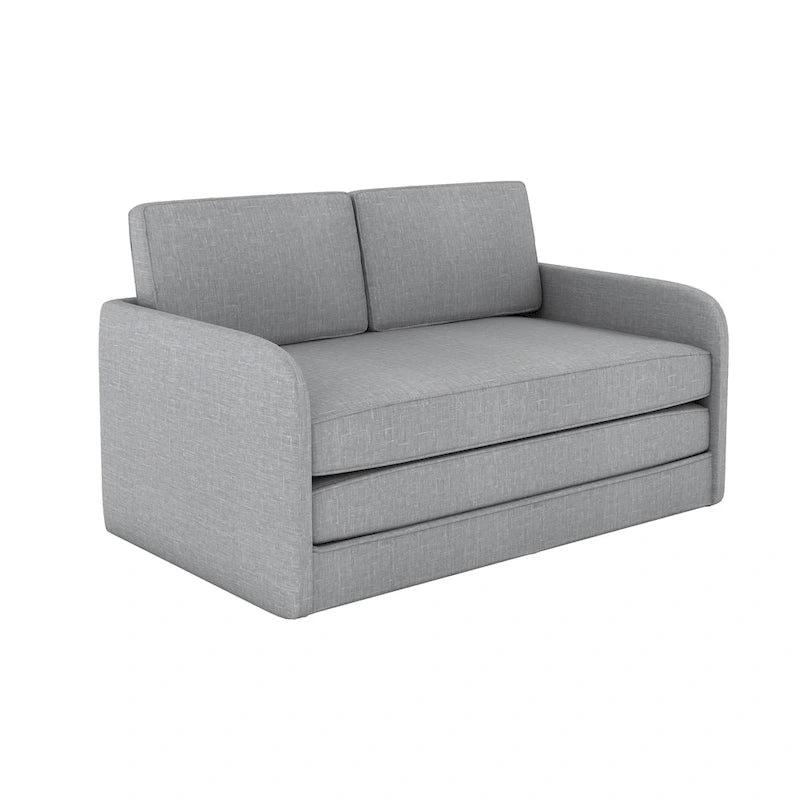 Sofá cama de dos plazas de tela con espuma reversible – 3 colores