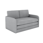 Sofá cama de dos plazas de tela con espuma reversible – 3 colores