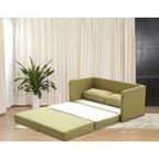 Sofá cama de dos plazas de tela con espuma reversible – 3 colores