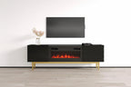 Portillo BL-EF Fireplace TV Stand
