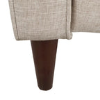 Sofá reclinable biplaza tapizado con sistema pushback