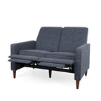 Sofá reclinable biplaza tapizado con sistema pushback