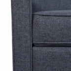 Sofá reclinable biplaza tapizado con sistema pushback