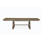 Mesa de comedor extensible de pino con acabado gris Dovetail