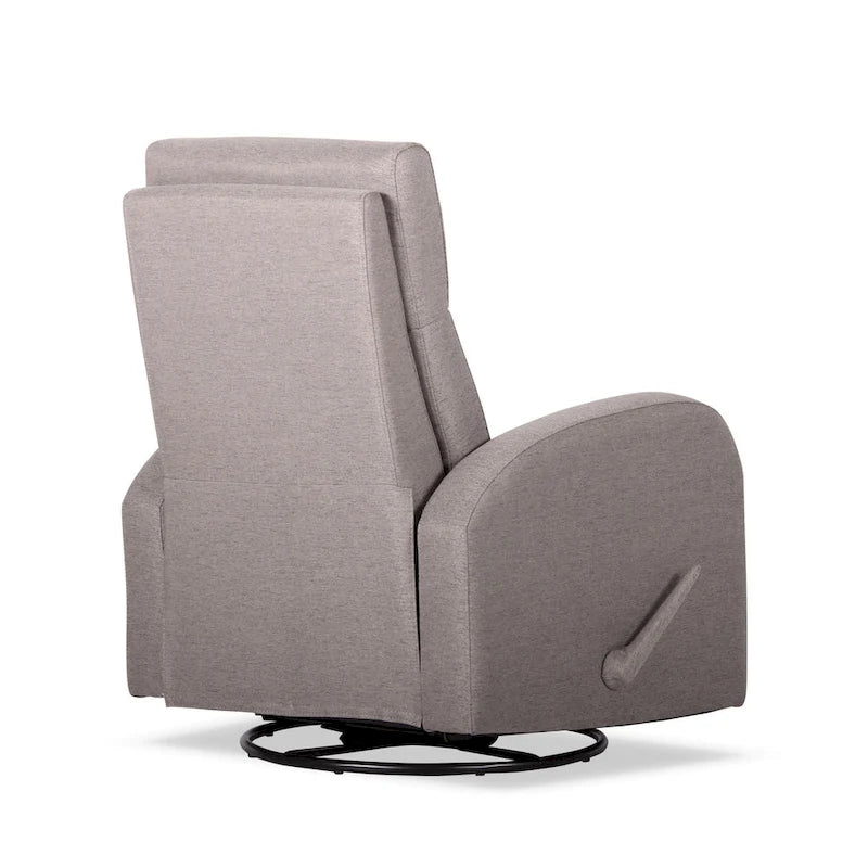 Sillón reclinable giratorio y balancín 360° con microfibra resistente a las manchas