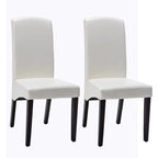 Set de 2 Sillas de Comedor Modernas de Polipiel – 4 Colores