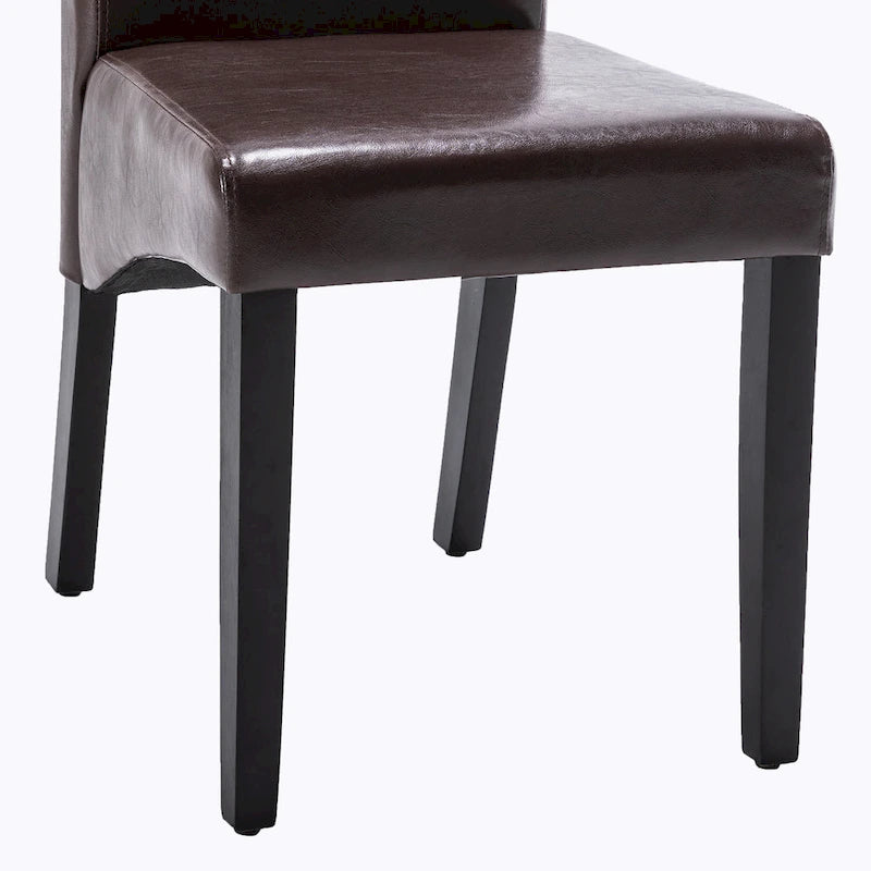Set de 2 Sillas de Comedor Modernas de Polipiel – 4 Colores