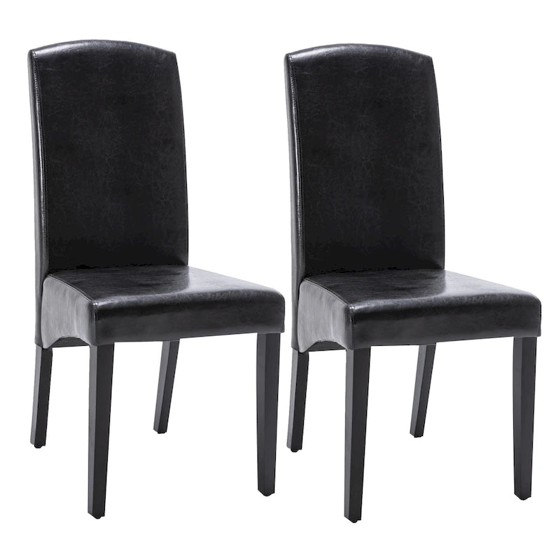 Set de 2 Sillas de Comedor Modernas de Polipiel – 4 Colores