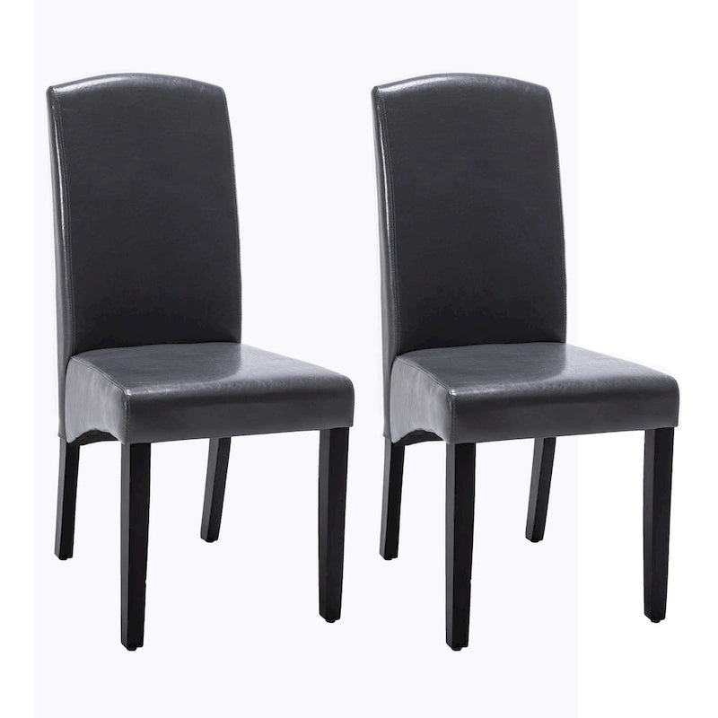 Set de 2 Sillas de Comedor Modernas de Polipiel – 4 Colores