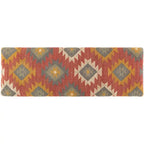 Banco decorativo Southwestern de yute tapizado