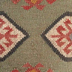 Banco decorativo Southwestern de yute tapizado