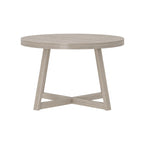 Mesa de comedor redonda de madera maciza clásica Plank and Beam - 47