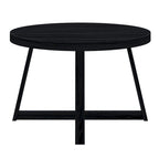 Mesa de comedor redonda de madera maciza clásica Plank and Beam - 47