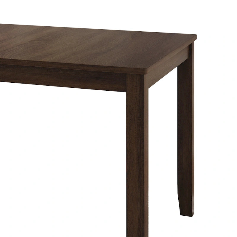 Mesa de comedor minimalista de chapa de madera | Para 6 personas | 5 opciones de color