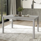 Mesa de comedor minimalista de chapa de madera | Para 6 personas | 5 opciones de color