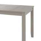 Mesa de comedor minimalista de chapa de madera | Para 6 personas | 5 opciones de color