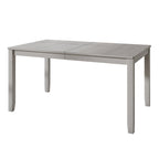 Mesa de comedor minimalista de chapa de madera | Para 6 personas | 5 opciones de color