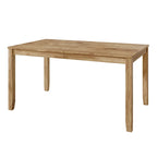 Mesa de comedor minimalista de chapa de madera | Para 6 personas | 5 opciones de color