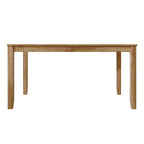 Mesa de comedor minimalista de chapa de madera | Para 6 personas | 5 opciones de color