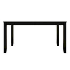 Mesa de comedor minimalista de chapa de madera | Para 6 personas | 5 opciones de color