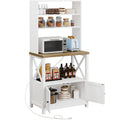 Estante de cocina de 5 niveles con soporte para microondas y estantes de almacenamiento
