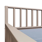 Sofá cama individual clásico de madera con nido – Estilo rústico