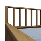 Sofá cama individual clásico de madera con nido – Estilo rústico
