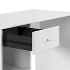 Escritorio de computadora de 48" con estantes de almacenamiento