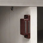 Mueble de TV estilo granja moderno para televisores de hasta 55 pulgadas con chimenea eléctrica