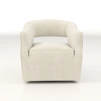 Juego de 2 sillones decorativos modernos de terciopelo Glam con respaldo abierto y giro de 360°