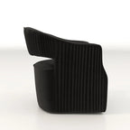 Juego de 2 sillones decorativos modernos de terciopelo Glam con respaldo abierto y giro de 360°