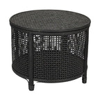 Mesa auxiliar de bambú y ratán