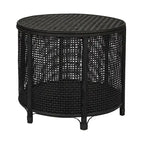 Mesa auxiliar de bambú y ratán