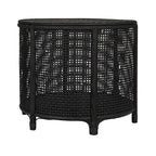 Mesa auxiliar de bambú y ratán