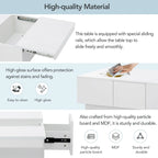 Mesa de centro multifuncional extensible, mesa de sofá, mesa de cóctel con 2 compartimentos de almacenamiento ocultos